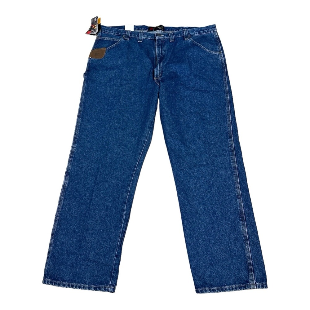 Wrangler Riggs Workwear Jeans Mens 46 x 32 Work Horse Blue Denim Dura Shield NWT